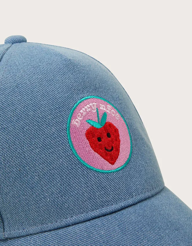 Children Berry Denim Cap Blue Monsoon Casualwear Collection
