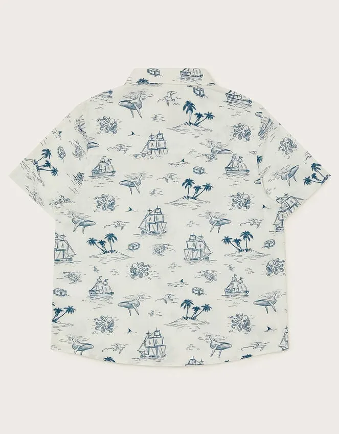 Children Boat Shirt Ivory Monsoon Tops and TShirts
