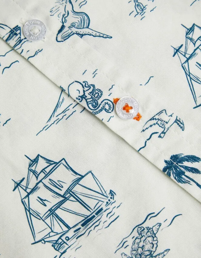 Children Boat Shirt Ivory Monsoon Tops and TShirts