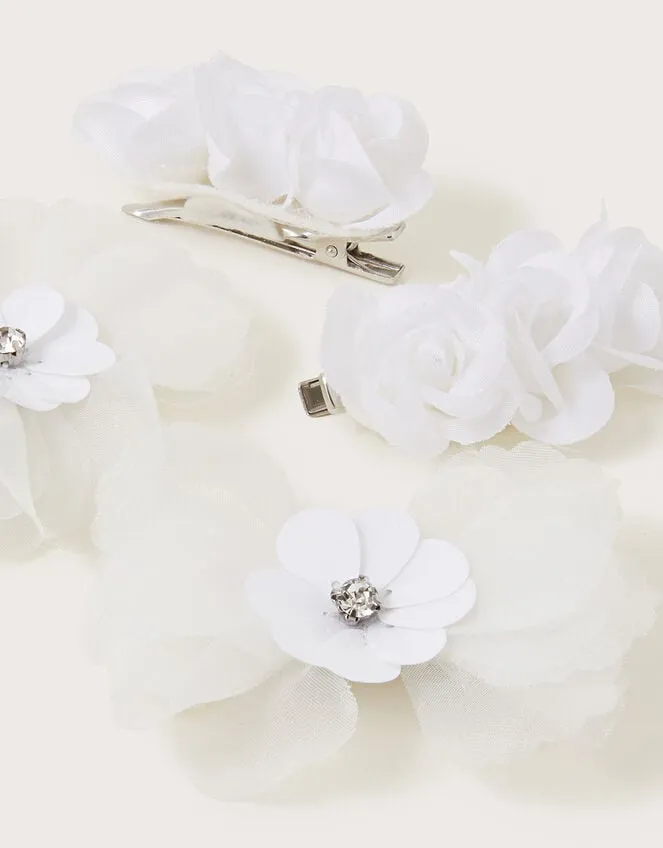 Children Bridesmaid Hair Clips 4 Pack Monsoon Girls039 Hair Accessories