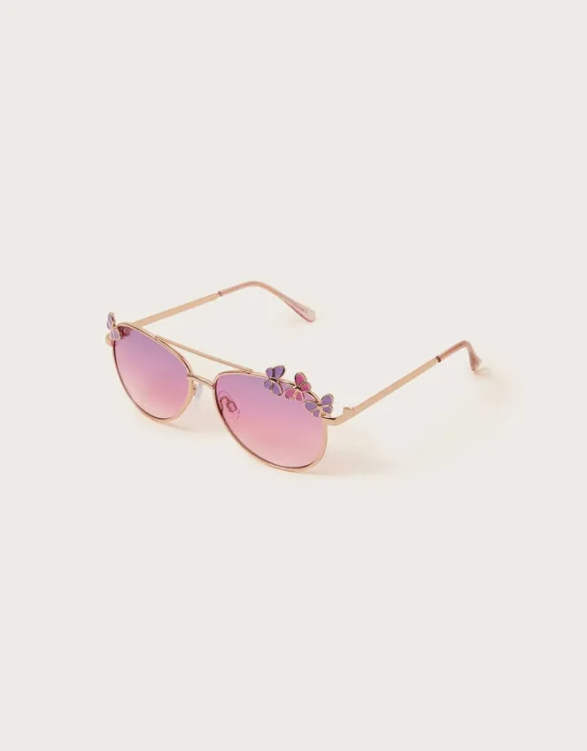 Children Butterfly Aviator Sunglasses Monsoon Hats and Sunglasses