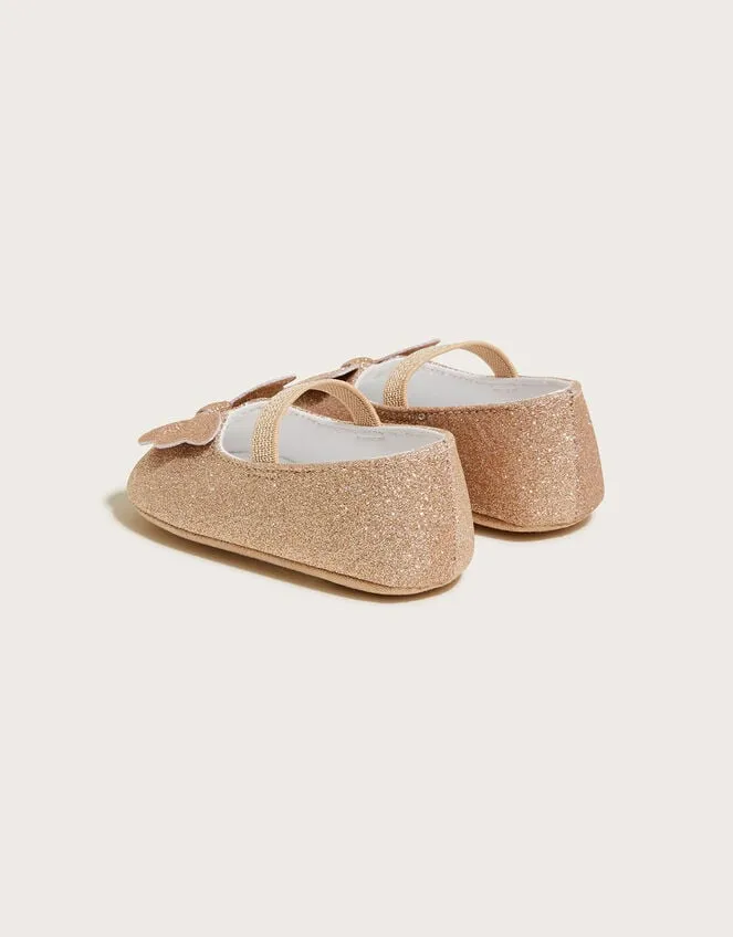 Children Butterfly Booties Gold Monsoon Partywear