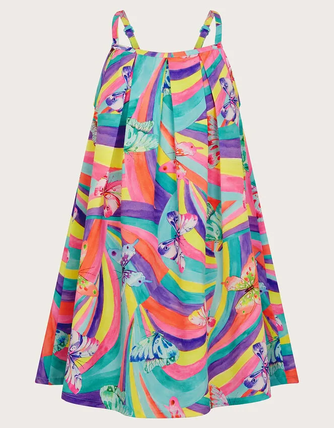 Children Butterfly Swirl Dress Multi Monsoon Dresses