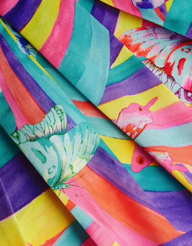 Children Butterfly Swirl Dress Multi Monsoon Dresses