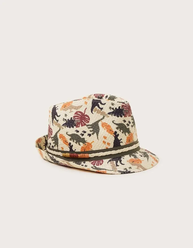 Children Dinosaur Trilby Hat Multi Monsoon Hats and Sunglasses