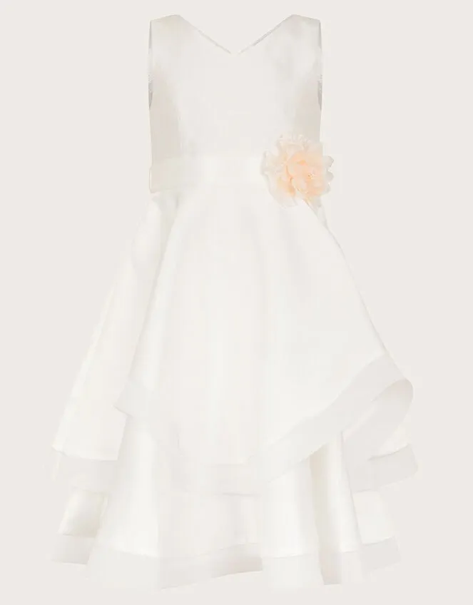 Children Eleanor Duchess Twill Dress Ivory Monsoon Dresses