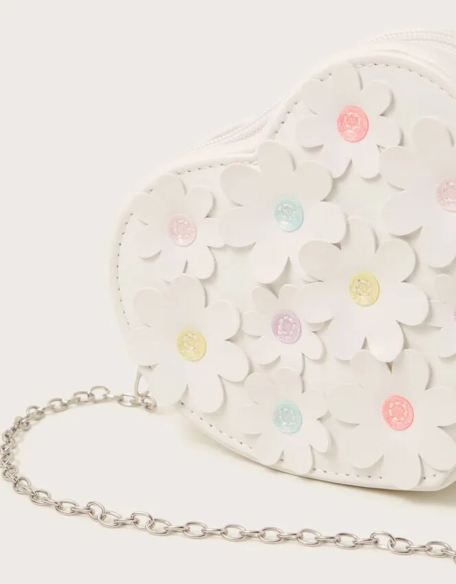 Children Fun Daisy Heart Bag Monsoon Girls039 Bags and Purses
