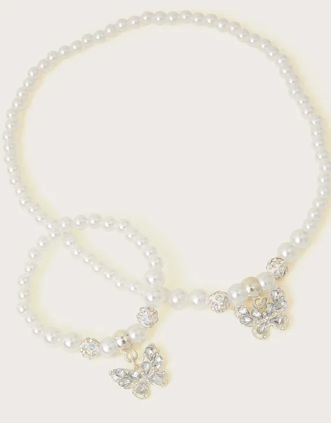 Children Jewel Butterfly Necklace And Bracelet Set Monsoon Girls039 Jewellery