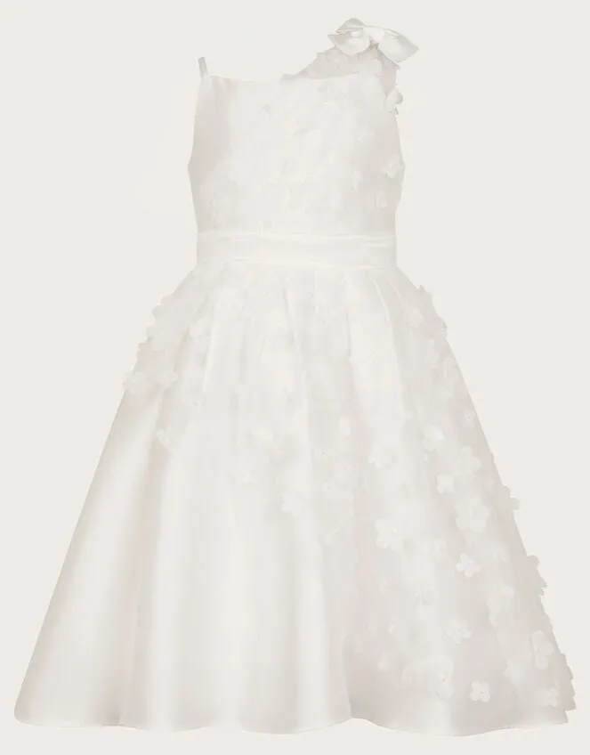 Children Lauren Floral Asymmetric Dress Ivory Monsoon Dresses