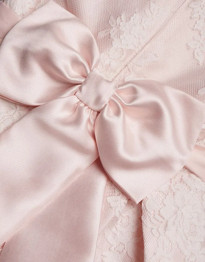 Children Lola Lace Dress Pink Monsoon Dresses