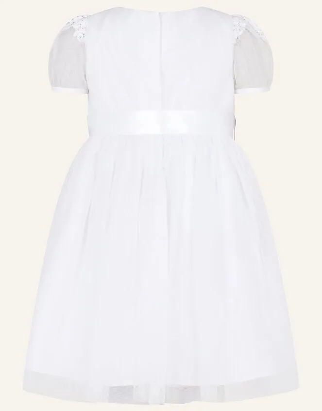 Children Nordic Lace Christening Dress White Monsoon Dresses