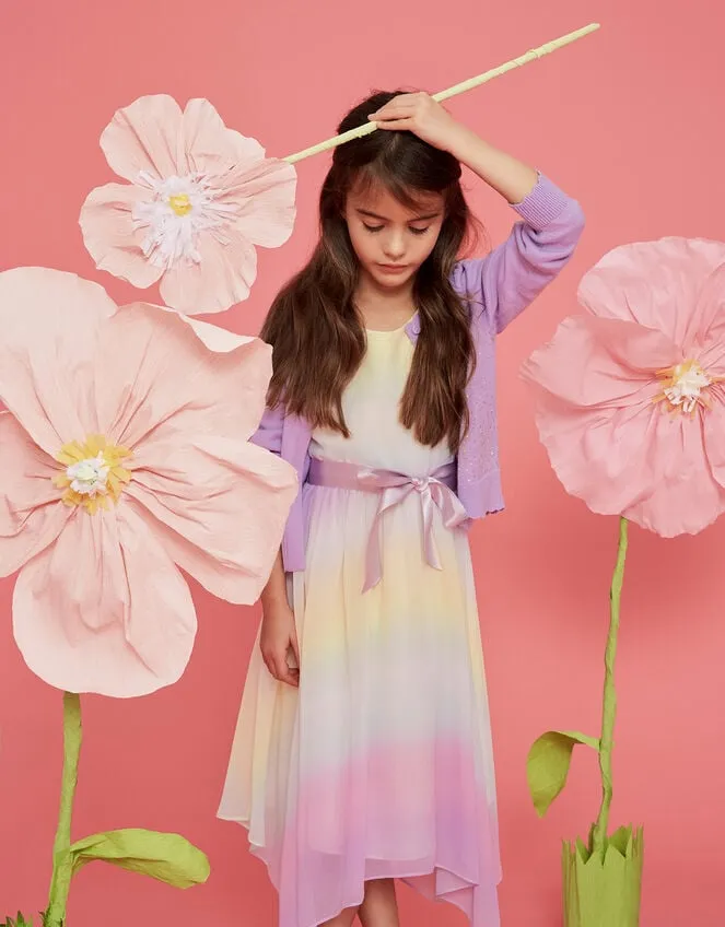 Children Ola Ombre Chiffon Dress Multi Monsoon Dresses