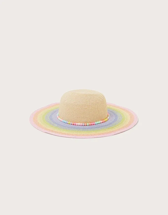 Children Ombre Floppy Hat Multi Monsoon Hats and Sunglasses
