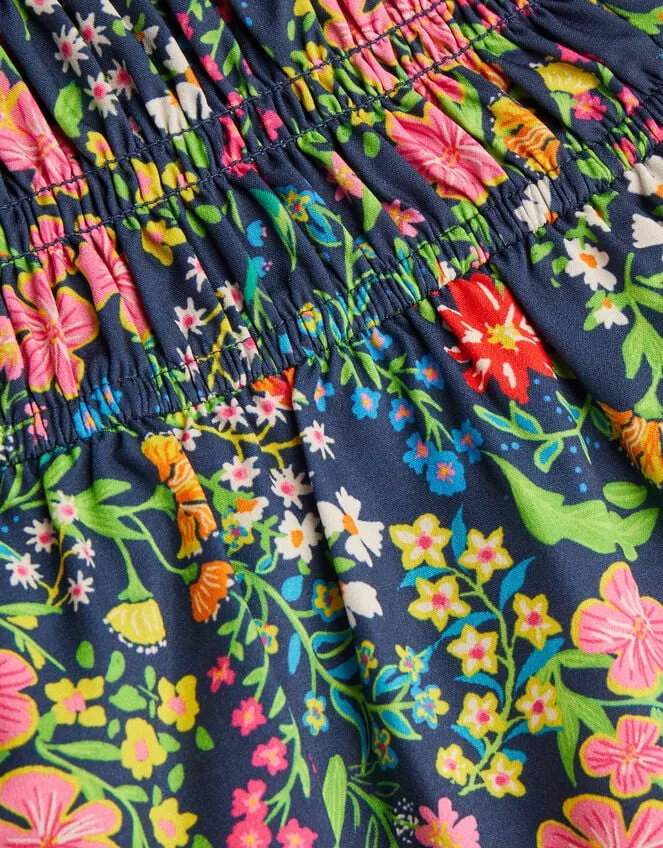 Children Paisley Print Dress Blue Monsoon Dresses