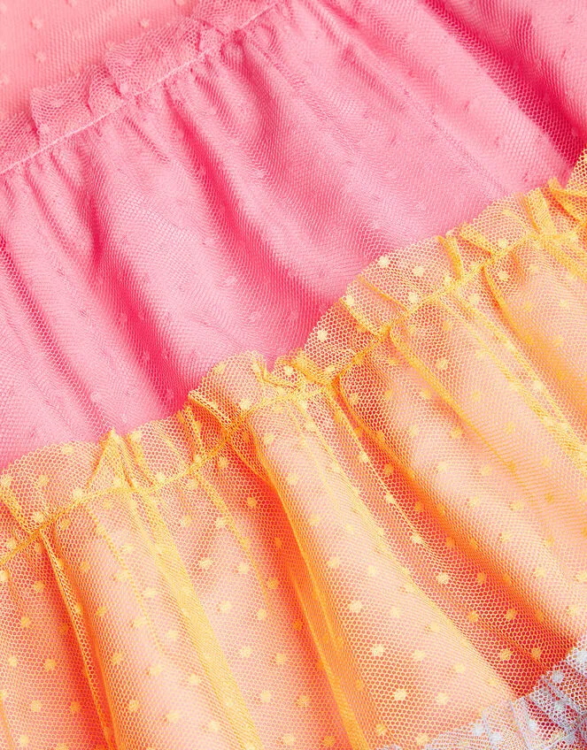 Children Rainbow Dobby Dress Multi Monsoon Dresses