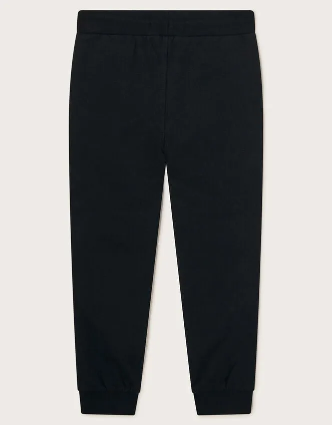 Children Reinforced Knee Joggers Black Monsoon Casualwear Collection