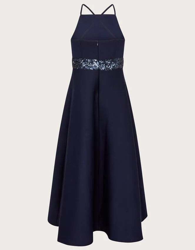 Children Sequin Scuba Prom Dress Blue Monsoon Dresses