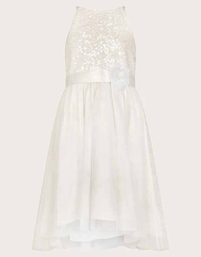 Children Sequin Truth Bridesmaid Dress Ivory Monsoon Dresses