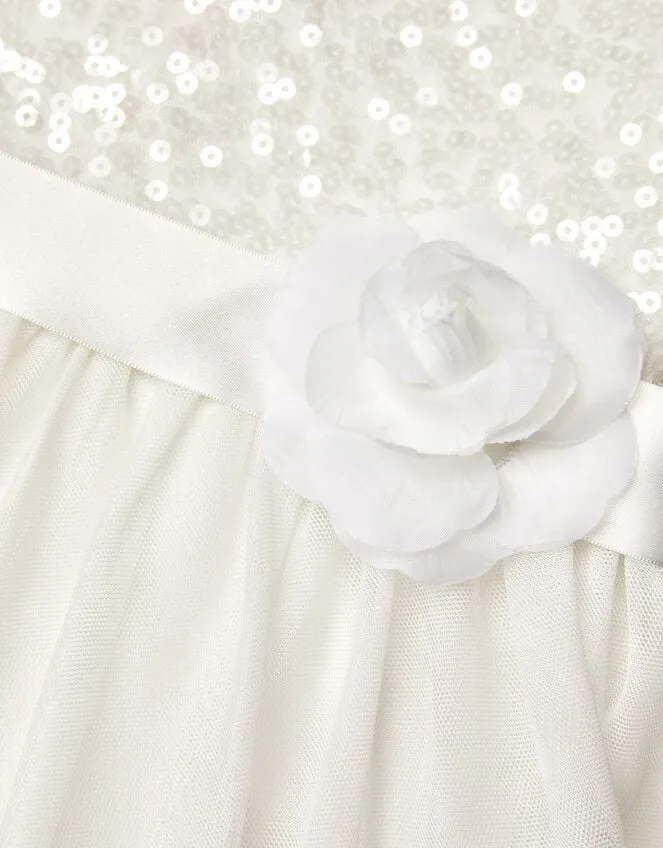Children Sequin Truth Bridesmaid Dress Ivory Monsoon Dresses