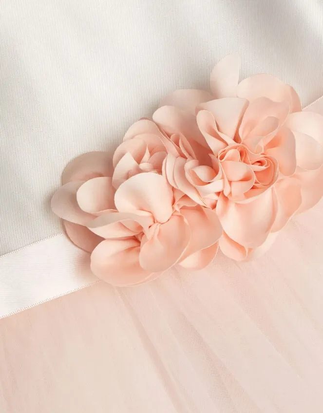 Children Sofia Ruffle Dress Pink Monsoon Dresses