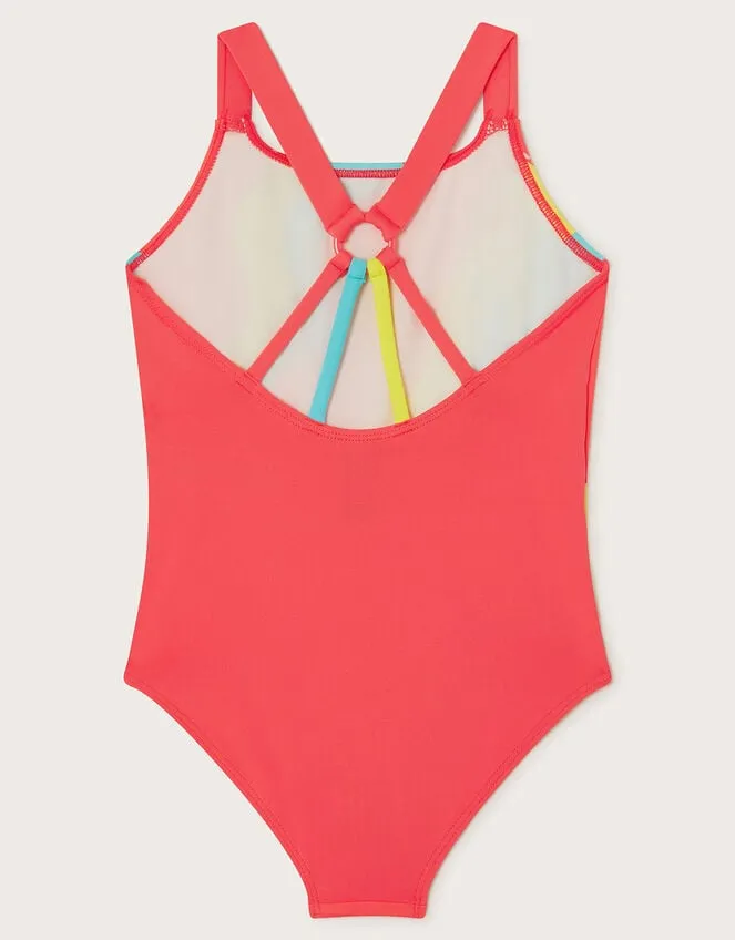 Children Sunshine Sequin Swimsuit Orange Monsoon Beachwear and Swimwear