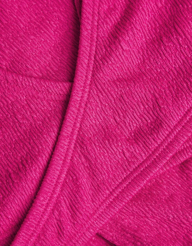 Children Texture Wrap Bikini Set Pink Monsoon Beachwear and Swimwear