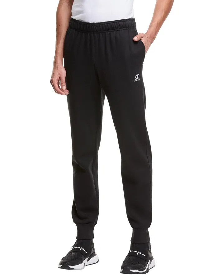 Classic Fleece Joggers 31034 Black Men Champion Pants and Joggers