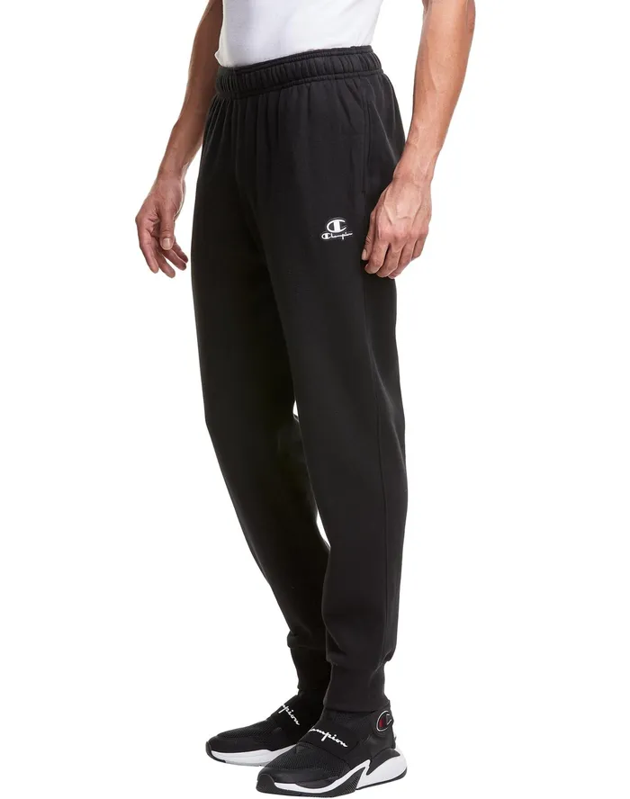 Classic Fleece Joggers 31034 Black Men Champion Pants and Joggers