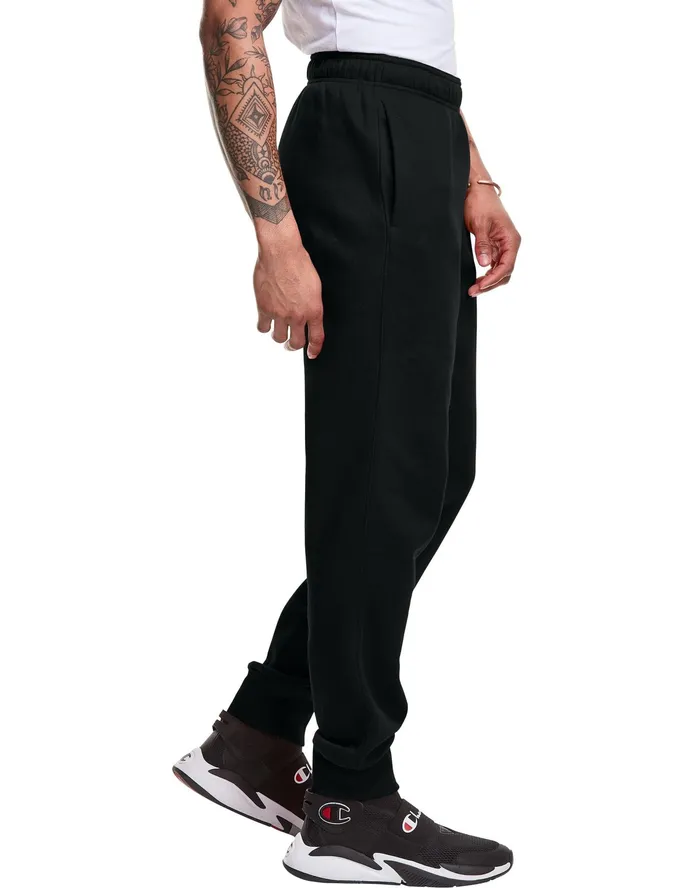Classic Fleece Joggers 31034 Black Men Champion Pants and Joggers