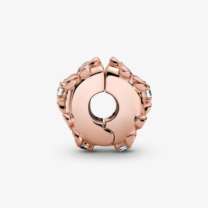 Clips Women Pandora Pink Daisy Spacer Clip Charm