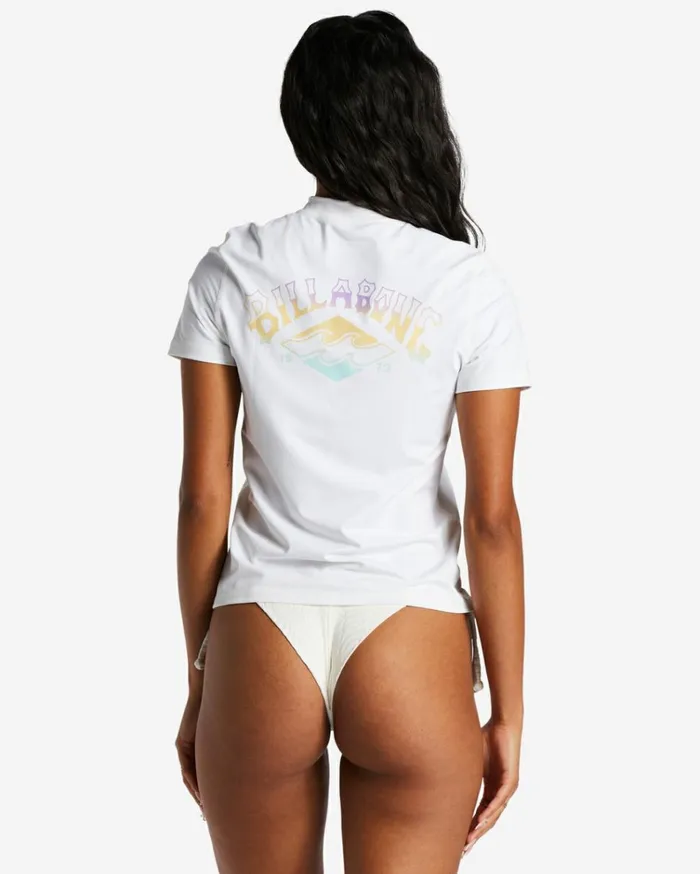Core Long Sleeve UPF 50 Surf TShirt White Women Billabong Rashguards and Bodysuits