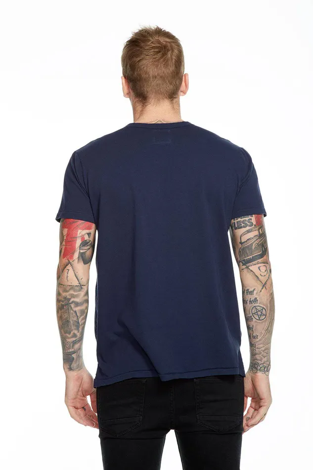 COTTON SS POCKET HENLEY Mens Tops Chaser Brand