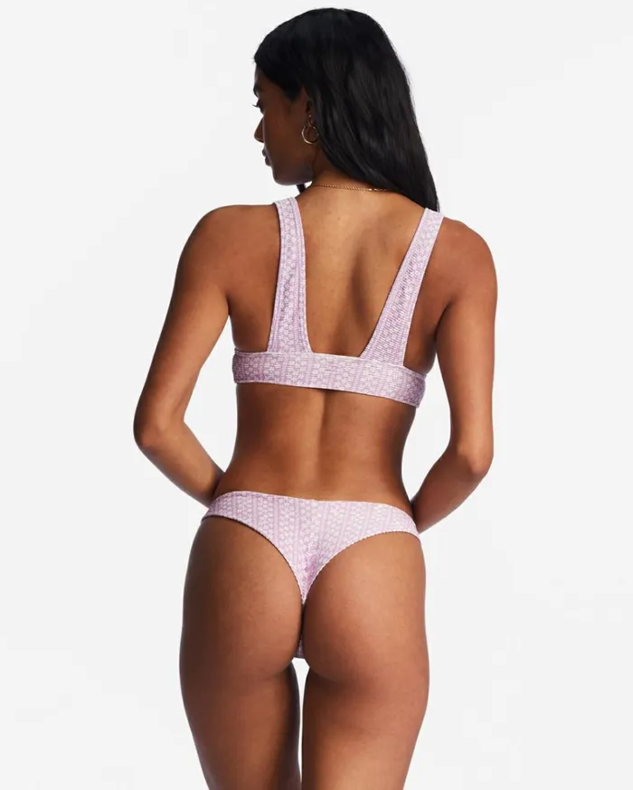 Covered In Love Tanlines Tanga Bikini Bottoms Lilac Dream Women Billabong Bikinis