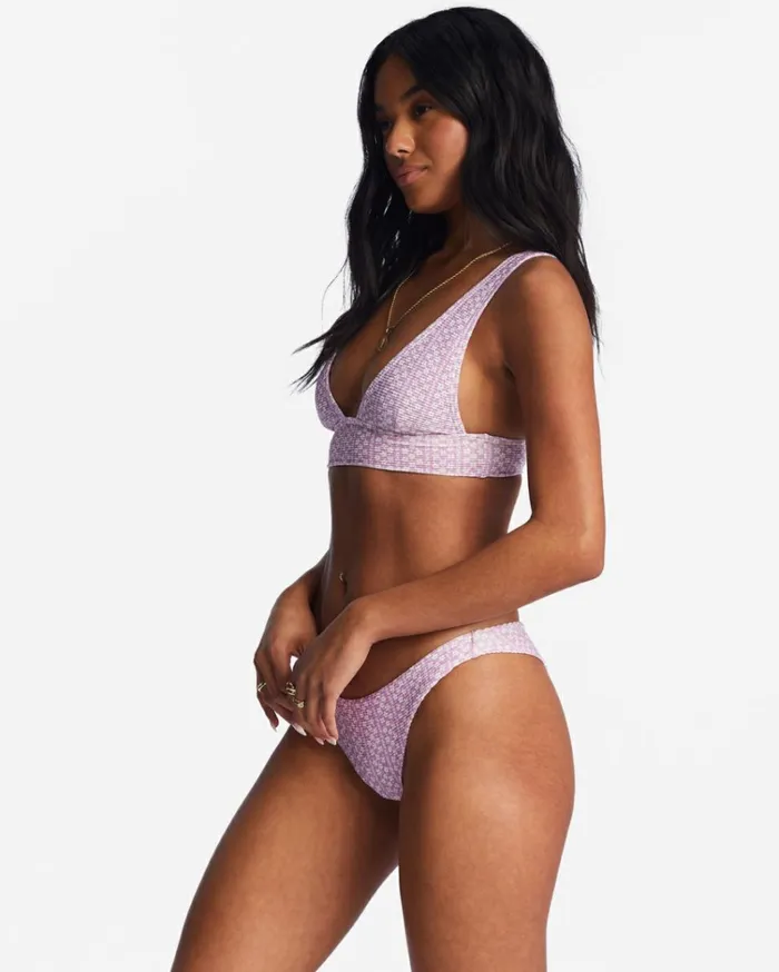 Covered In Love Tanlines Tanga Bikini Bottoms Lilac Dream Women Billabong Bikinis