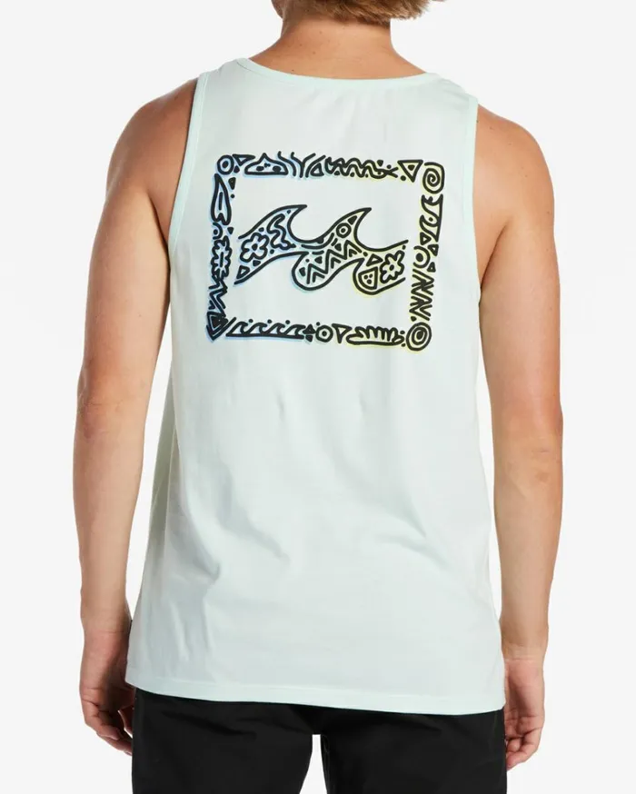 Crayon Wave Vest Seaglass Men Billabong TShirts