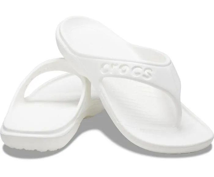 Crocs Baya Flip White WomensMens Sandals
