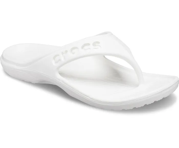 Crocs Baya Flip White WomensMens Sandals