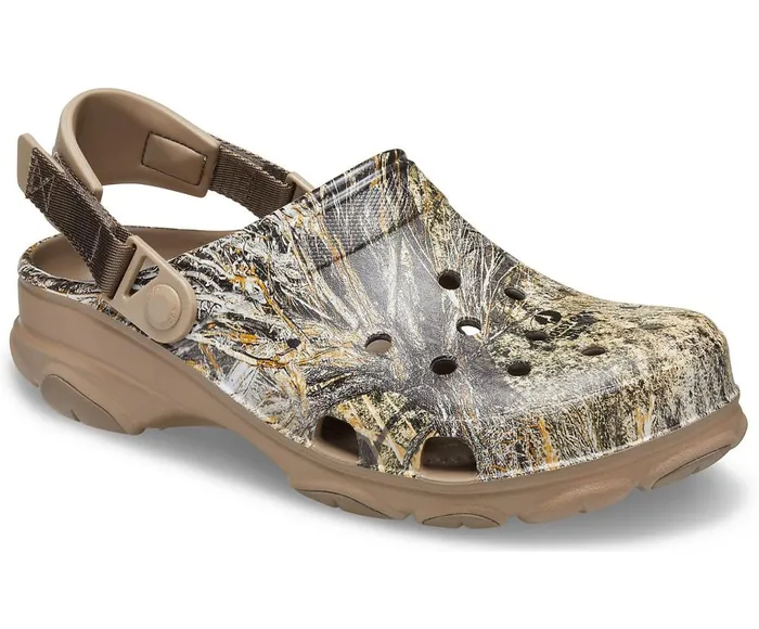 Crocs Classic AllTerrain Mossy Oak Brush Clog Khaki WomensMens Clogs