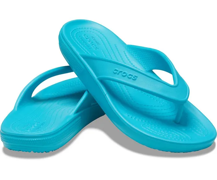 Crocs Classic II Flip Digital Aqua WomensMens Sandals