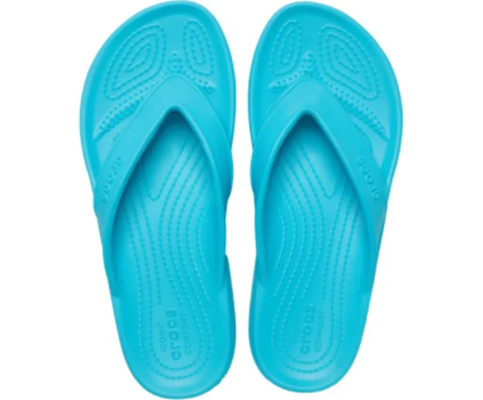 Crocs Classic II Flip Digital Aqua WomensMens Sandals