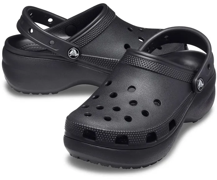Crocs Classic Platform Clog Black Womens Clogs