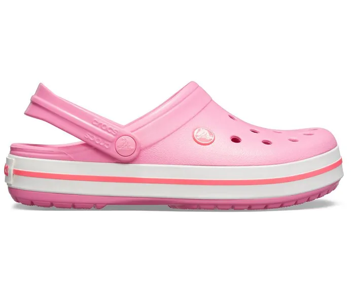 Crocs Crocband Clog Pink Lemonade White WomensMens Clogs