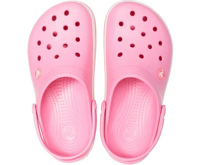 Crocs Crocband Clog Pink Lemonade White WomensMens Clogs