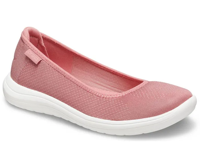 Crocs Crocs Reviva Flat Blossom White Womens Flats