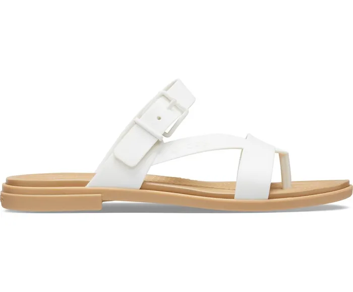 Crocs Crocs Tulum Toe Post Sandal Oyster Tan Womens Sandals