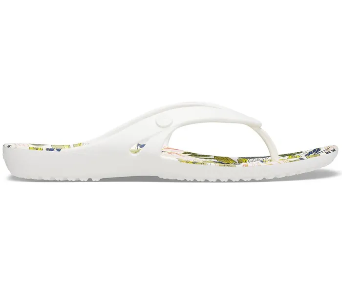 Crocs Kadee II Vera Bradley Flip White Womens Sandals