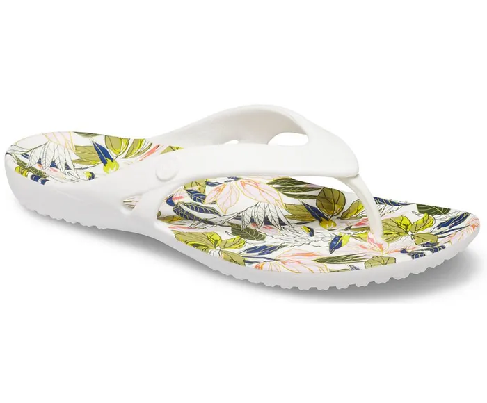 Crocs Kadee II Vera Bradley Flip White Womens Sandals