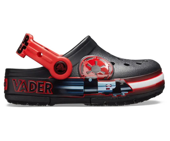Crocs Kids Crocs Fun Lab Darth Vader Lights Clog Black Boys Clogs