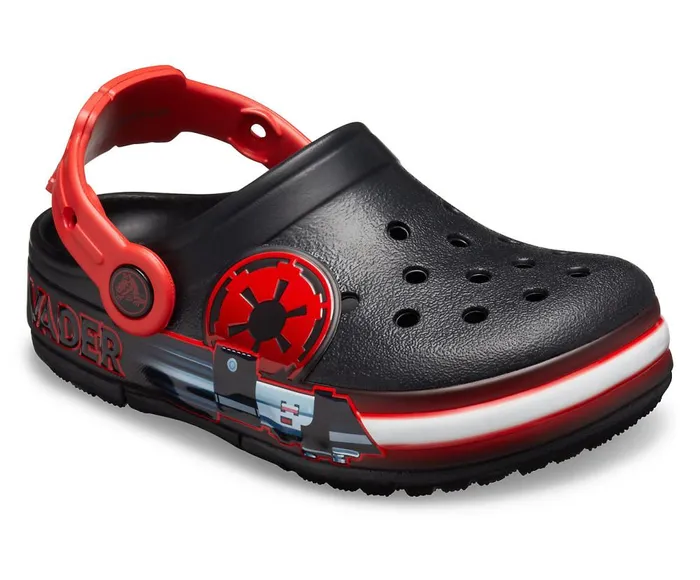 Crocs Kids Crocs Fun Lab Darth Vader Lights Clog Black Boys Clogs