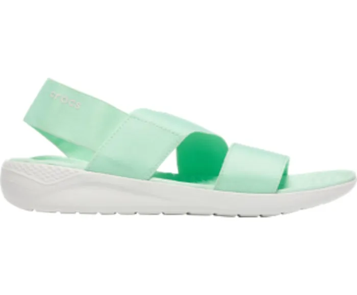 Crocs LiteRide Stretch Sandal Neo Mint Almost White Womens Sandals